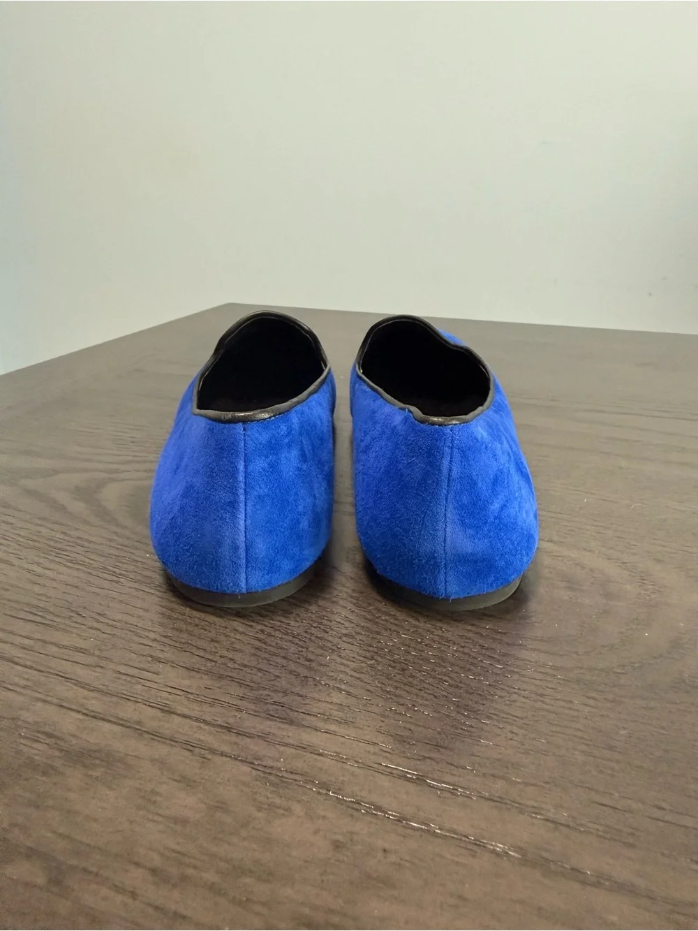 Cole Haan Blue Suede Smoking Flats Slip On Women’s Size‎ 10